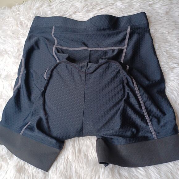 Souke Shorts Cycling Adult M Black Blue Padded Nylon Spandex Blended - Picture 4 of 6